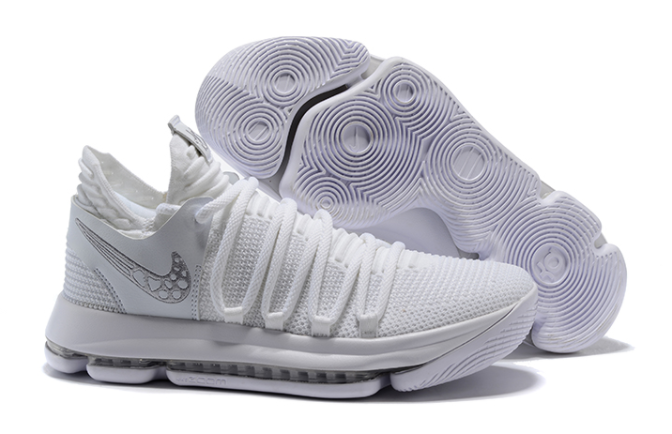 Nike KD 10 Platinum Tint Vast Grey-White